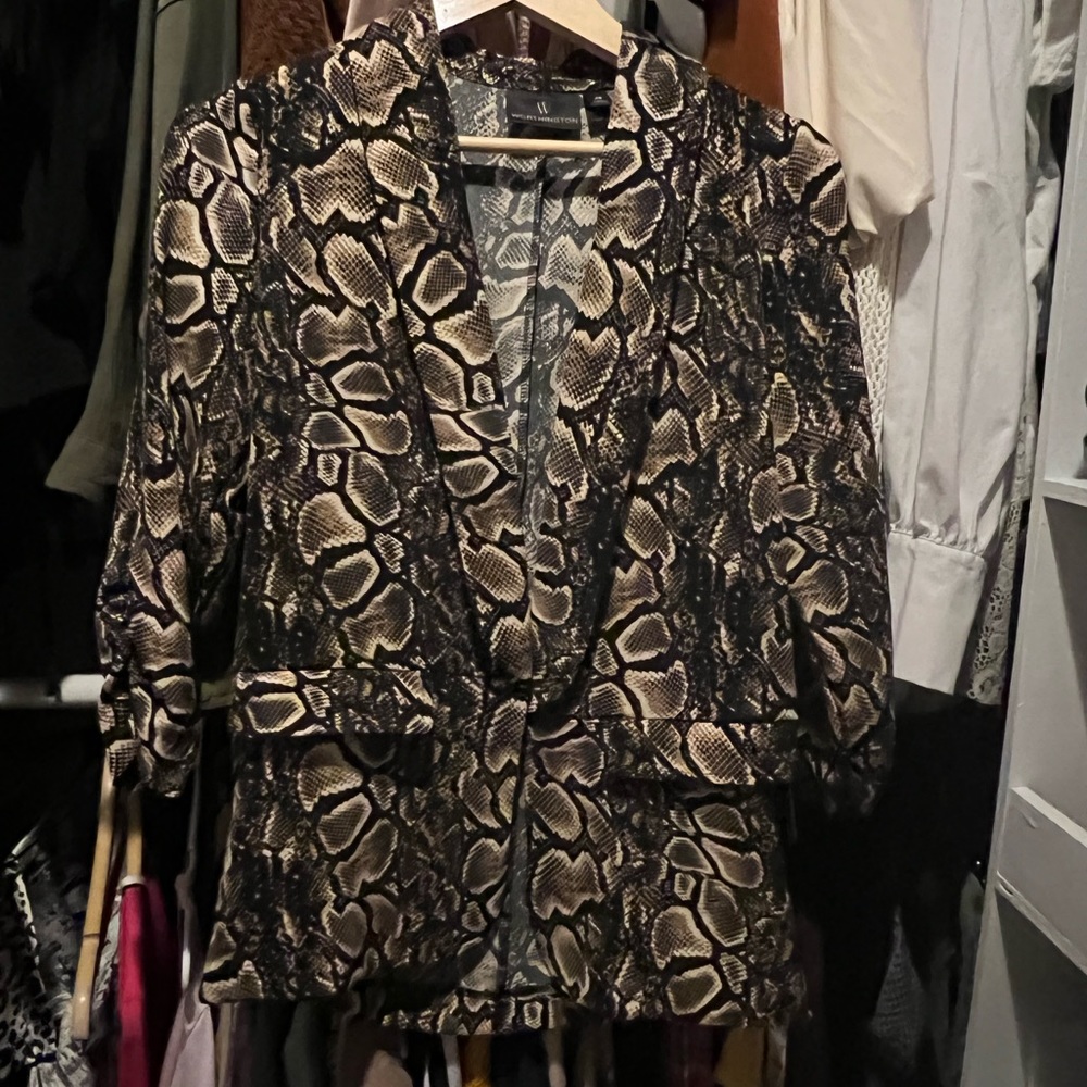 Snake print blazer For women